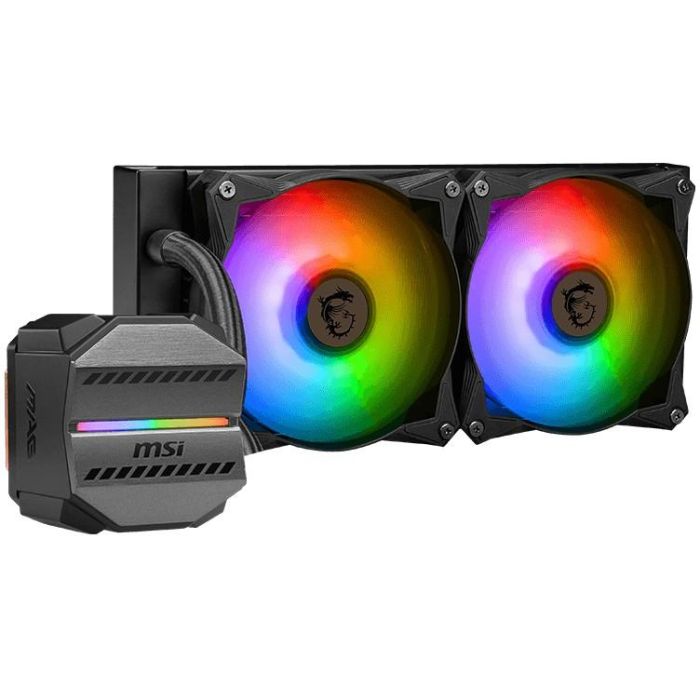MSI MAG Coreliquid M240 Sistema de Refrigeración Líquida AIO para Procesador, 24 cm, Negro, 2 Ventiladores RGB 1 MSI MAG Coreliquid M240 Sistema de Refrigeración Líquida AIO para Procesador, 24 cm, Negro, 2 Ventiladores RGB 1