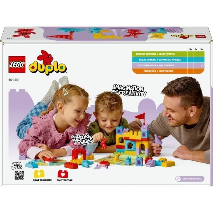 LEGO DUPLO 10450 Juego del Castillo de Hopsy, Juego de Mesa 2 en 1, Aprender a Contar y Clasificar Colores, 47 Piezas, +3 años 5 LEGO DUPLO 10450 Juego del Castillo de Hopsy, Juego de Mesa 2 en 1, Aprender a Contar y Clasificar Colores, 47 Piezas, +3 años 5