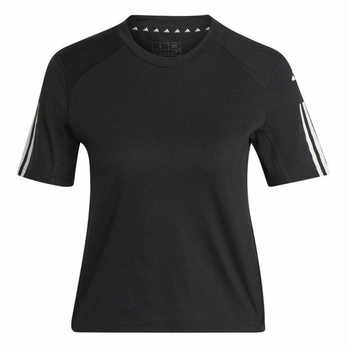 Camiseta de Manga Corta Mujer Adidas Powerreact Negro 0 Camiseta de Manga Corta Mujer Adidas Powerreact Negro 0