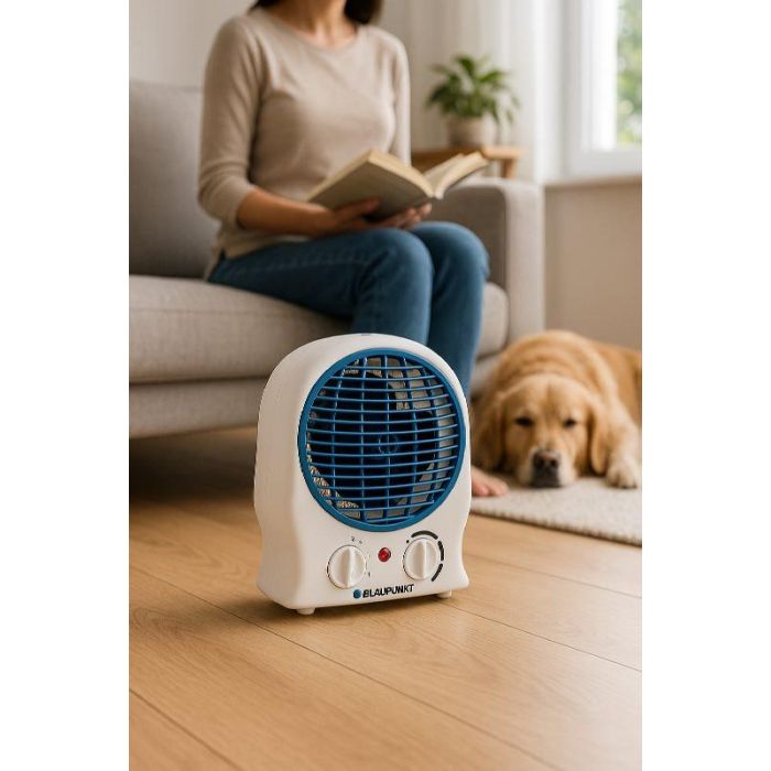 BLAUPUNKT - Calefactor portátil eléctrico de 2000W, calefacción rápida