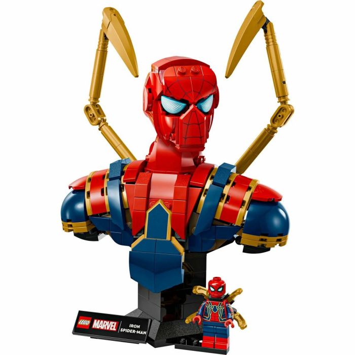 Lego 76326 Busto de Iron Spider-Man Set de Construcción para Coleccionistas Adultos 6