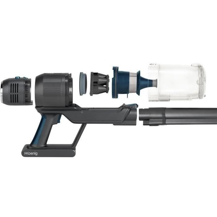 Hkoenig PowerFlex+ UPX26 - 2 en 1 Wireless 220W Broom Aspiradora - Plegable - Autónomo hasta 40 min - Luz - 3 potencias 4 Hkoenig PowerFlex+ UPX26 - 2 en 1 Wireless 220W Broom Aspiradora - Plegable - Autónomo hasta 40 min - Luz - 3 potencias 4