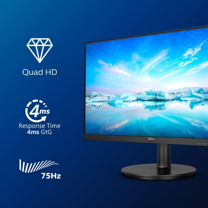 Philips 275V8LA Monitor 27" QHD (2560x1440) VA, Adaptive Sync, LowBlue, Flicker-Free, HDMI/DisplayPort, Audio 9 Philips 275V8LA Monitor 27" QHD (2560x1440) VA, Adaptive Sync, LowBlue, Flicker-Free, HDMI/DisplayPort, Audio 9