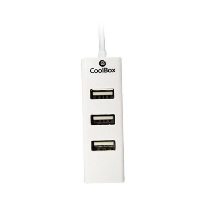 Hub USB CoolBox COO-UPH190 Blanco