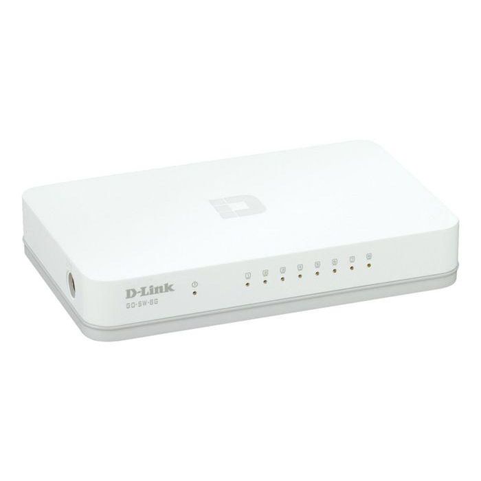 D-Link GO-SW-8G Switch de Red Gigabit Easy 8 Puertos RJ-45 10/100/1000 con Tecnología Ecológica EEE para Escritorio 1 D-Link GO-SW-8G Switch de Red Gigabit Easy 8 Puertos RJ-45 10/100/1000 con Tecnología Ecológica EEE para Escritorio 1