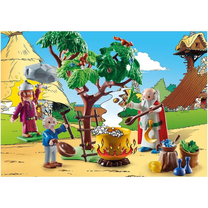 Playmobil 70933 Astérix Panorámix con Caldero y Poción Mág, para +5 años 1 Playmobil 70933 Astérix Panorámix con Caldero y Poción Mág, para +5 años 1