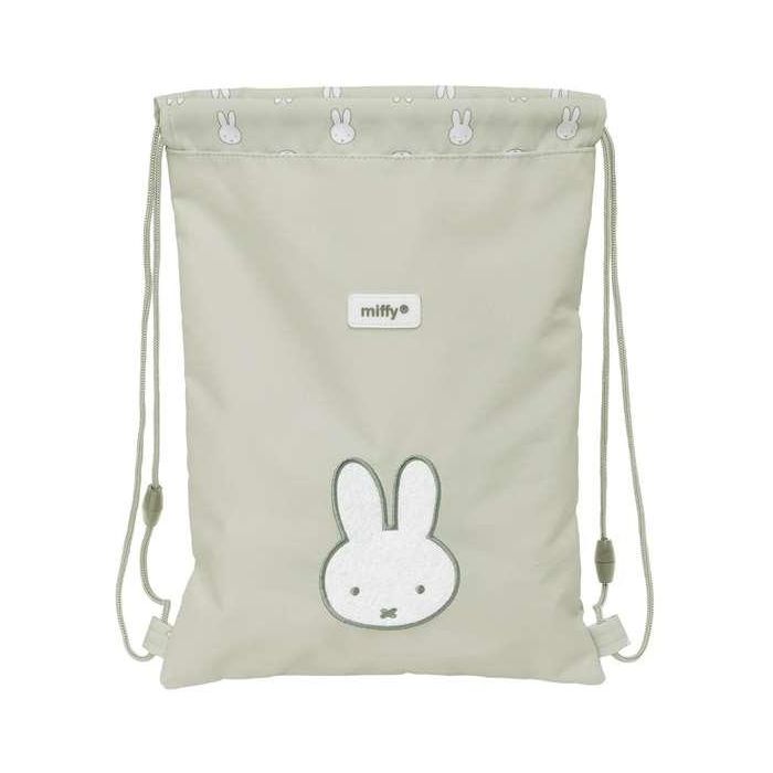 Bolsa Mochila con Cuerdas Miffy Niebla Gris 26 x 34 x 1 cm