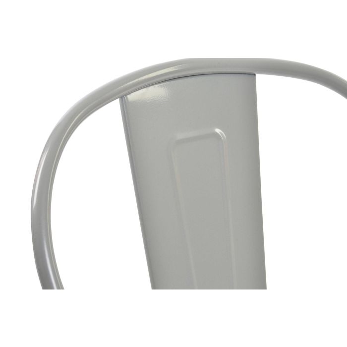 DKD Home Decor Toolix Silla Loft Metal Gris 45 x 48 x 86 cm 3