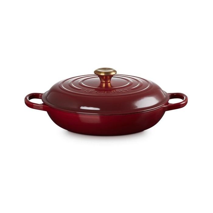 Le Creuset 21180309494441 Signature Cacerola Baja Redonda de Hierro Fundido, 30cm, Rhone 0 Le Creuset 21180309494441 Signature Cacerola Baja Redonda de Hierro Fundido, 30cm, Rhone 0