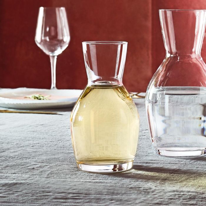 Bormioli Rocco Botella de Vino 290 ml (0.25 L) Set de 6 Unidades, Cristal sin plomo, Colección Ypsilon, Altura 140 mm 1 Bormioli Rocco Botella de Vino 290 ml (0.25 L) Set de 6 Unidades, Cristal sin plomo, Colección Ypsilon, Altura 140 mm 1