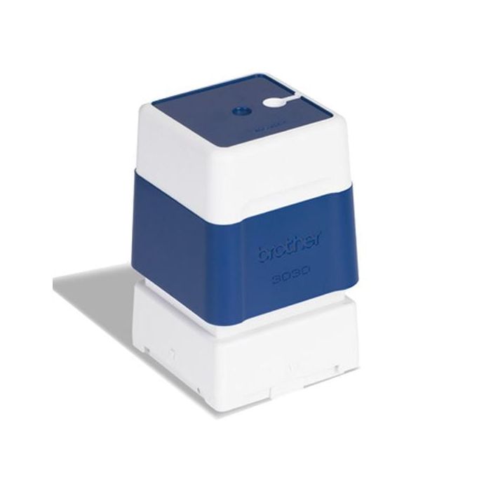 Brother Montura de Sello Azul de 30mmx30mm, Cian (Set de 6 Unidades) (Set de 6)