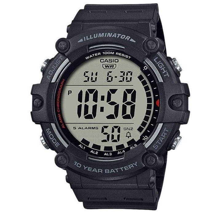 CASIO - Reloj deportivo - Multifunción - Negro