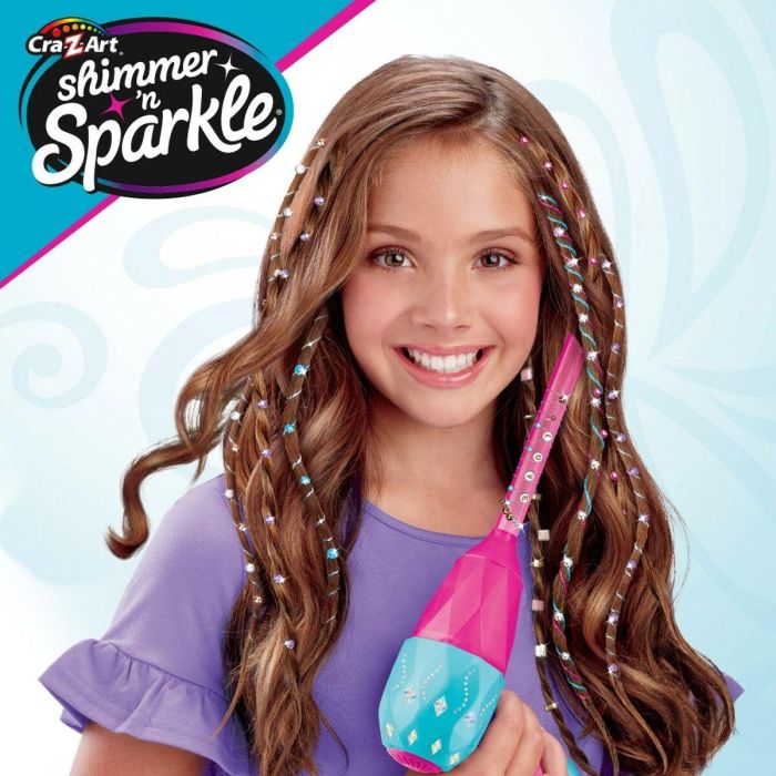 Shimmer N Sparkle Estudio Moldeador con Aire para el Pelo, Kit para Añadir Preciosas Gemas al Cabello, Edad Recomendada +8 Años 2 Shimmer N Sparkle Estudio Moldeador con Aire para el Pelo, Kit para Añadir Preciosas Gemas al Cabello, Edad Recomendada +8 Años 2