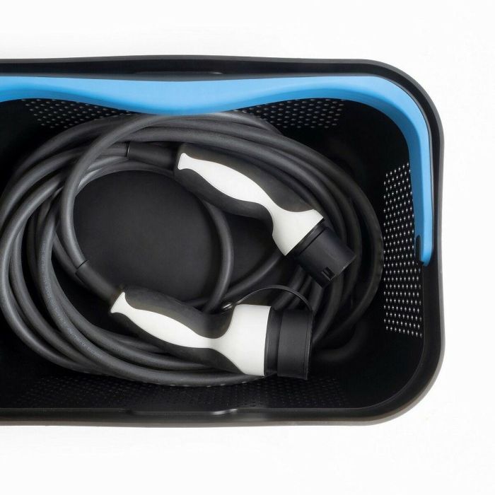 Rati V01762 Cesta de la compra para coche, antideslizante y segura, con adaptador de fijación, plástico reciclado y diseño moderno, Azul 1 Rati V01762 Cesta de la compra para coche, antideslizante y segura, con adaptador de fijación, plástico reciclado y diseño moderno, Azul 1