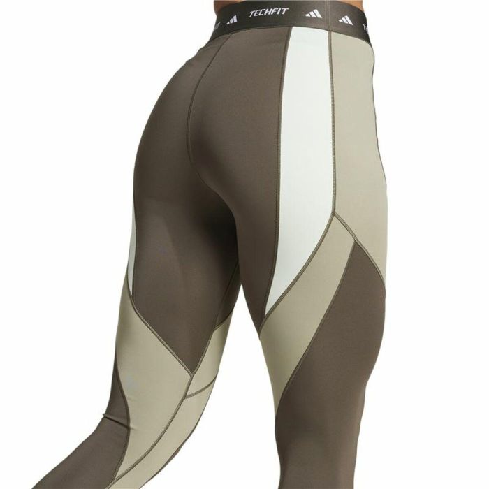 Mallas Deportivas de Mujer Adidas Techfit 7/8 Colorblock Gris 1