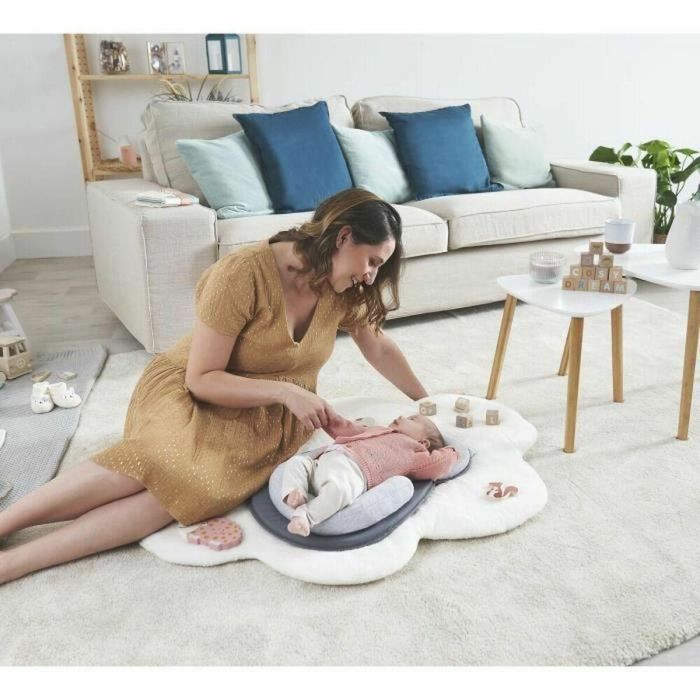 Babymoov Colchón Memory Cosydream Smokey con Reposacabezas Incorporado y Espuma Viscoelástica para Posición Perfecta 2