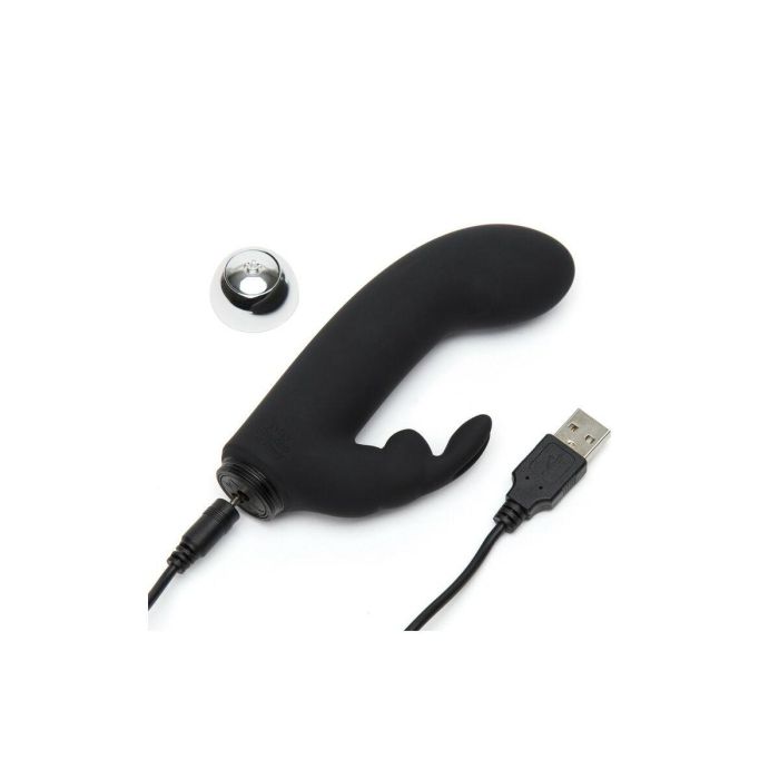 Vibrador Fifty Shades of Grey Greedy Girl Mini Rabbit Negro 3 Vibrador Fifty Shades of Grey Greedy Girl Mini Rabbit Negro 3