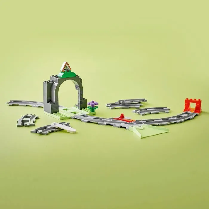 Lego DUPLO 10425 Set de expansión: Vías de tren y túnel - Juguete para niños 3