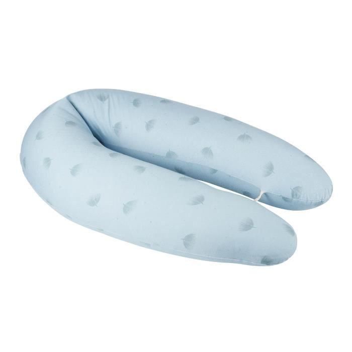 Babymoov B. LOVE Cojín Maternal Lactancia Evolutivo con Relleno de Microbolas, Algodón Orgánico Suave y Ajustable - Azul Babymoov B. LOVE Cojín Maternal Lactancia Evolutivo con Relleno de Microbolas, Algodón Orgánico Suave y Ajustable - Azul
