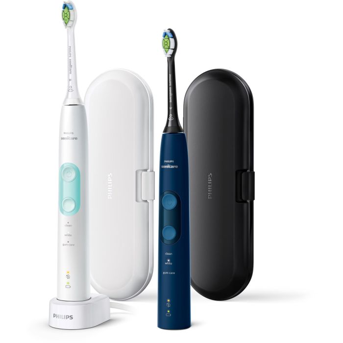 Philips Sonicare ProtectiveClean 5100 Cepillo dental eléctrico sónico HX6851/34 para Adultos, 62000 Movimientos/minuto, 3 Modos, Color Menta/Blanco 1