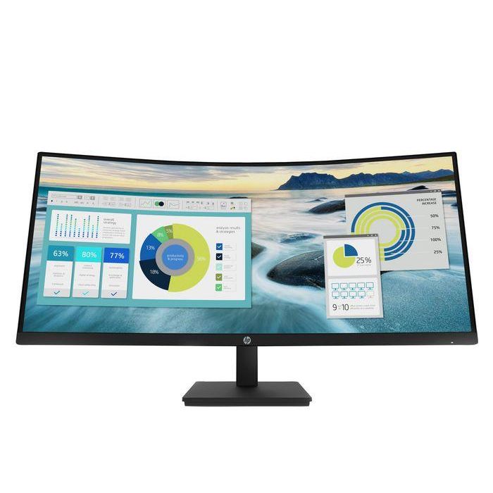 HP P34hc Monitor Curvo Ultrawide 86.4cm (34") Quad HD 3440x1440 21:9, 5ms Respuesta, Productividad Mejorada