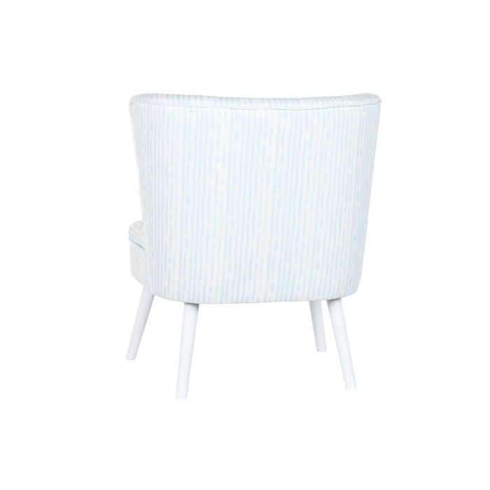 DKD Home Decor Sillón Mediterráneo Sea Breeze Azul Blanco Rayas Poliéster Madera Desmontable Altura Asiento 47cm 73x67x85 cm 5 DKD Home Decor Sillón Mediterráneo Sea Breeze Azul Blanco Rayas Poliéster Madera Desmontable Altura Asiento 47cm 73x67x85 cm 5