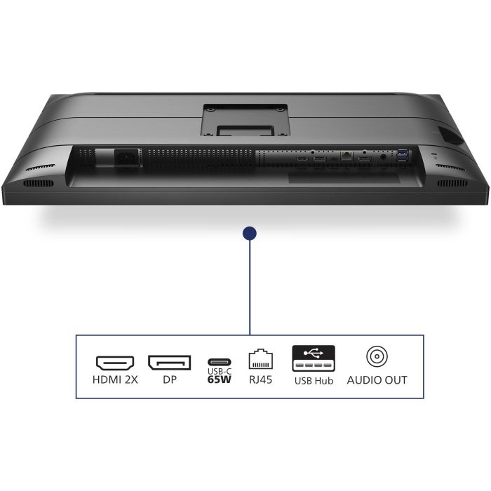 Philips 273S1 Monitor 27" Full HD IPS (1920x1080) HDMI DisplayPort USB-C Hub 65W Ethernet 4