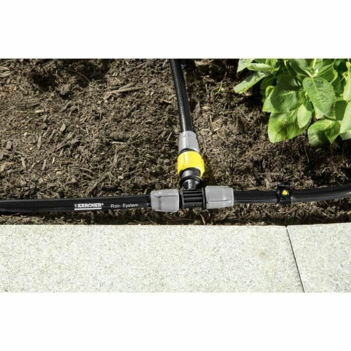 Karcher Conector de 3 Vías Robusto para Conexión de 3 Tubos con Acoplamientos Rápidos y Sistema de Clic 2