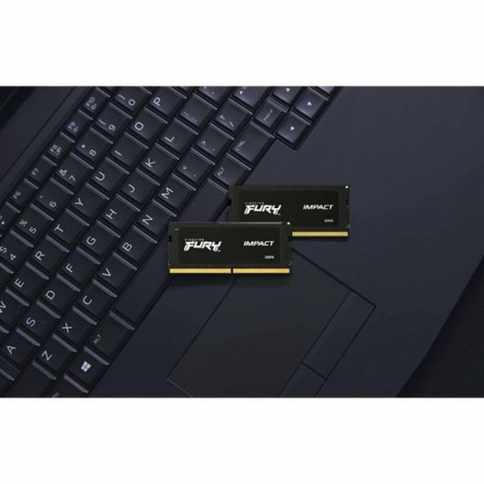 Kingston KIN1686101017997 FURY Impact DDR5 Kit 32 GB (2x16GB) SO-DIMM 262-pin 5600 MHz / PC5-44800 Memoria 1 Kingston KIN1686101017997 FURY Impact DDR5 Kit 32 GB (2x16GB) SO-DIMM 262-pin 5600 MHz / PC5-44800 Memoria 1