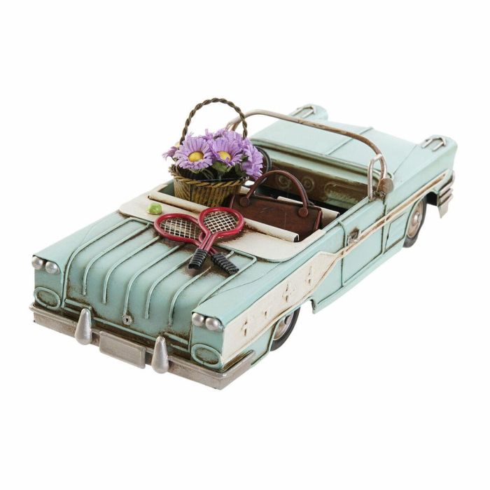 Vehiculo Decoracion Vintage DKD Home Decor Azul Verde Menta 10.5 x 9.5 x 25.8 cm (4 Unidades) 1