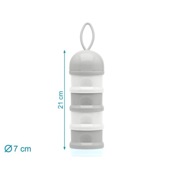 Dosificador Torre De Leche En Polvo Grises 340 mL 2 Dosificador Torre De Leche En Polvo Grises 340 mL 2