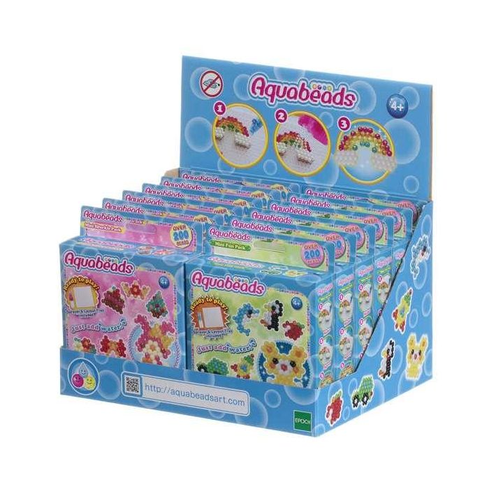 Minipacks aquabeads con dos opciones de sets con más de 200 abalorios, pulverizador y plantillas. - modelos surtidos 2 Minipacks aquabeads con dos opciones de sets con más de 200 abalorios, pulverizador y plantillas. - modelos surtidos 2