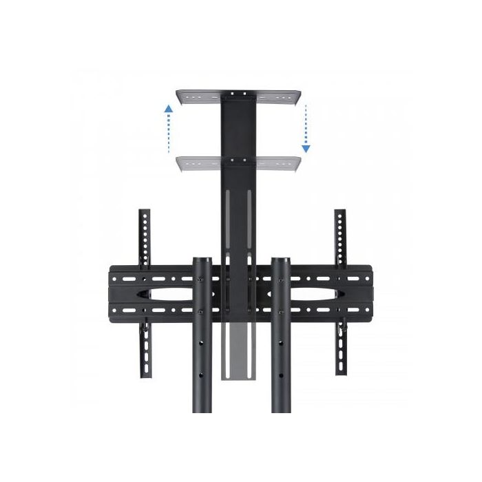 TooQ FS1470M-B Soporte de Suelo Inclinable para TV de 37-70" hasta 50kg