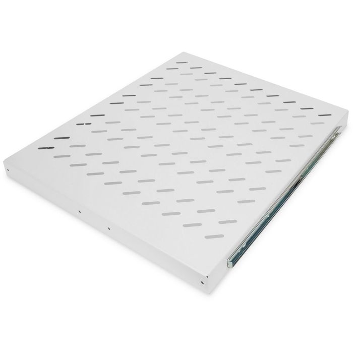 Digitus Baldas Extraíbles para Armarios de 19 Pulgadas, 1U, Gris, 30x483x570mm, Capacidad hasta 25 kg 3