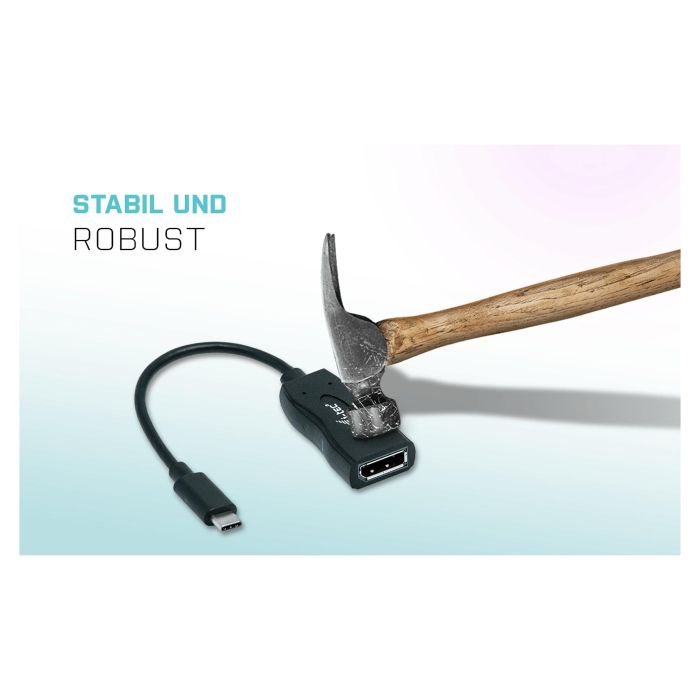 I-TEC Adaptador USB-C a DisplayPort 4K/60Hz, Macho a Hembra