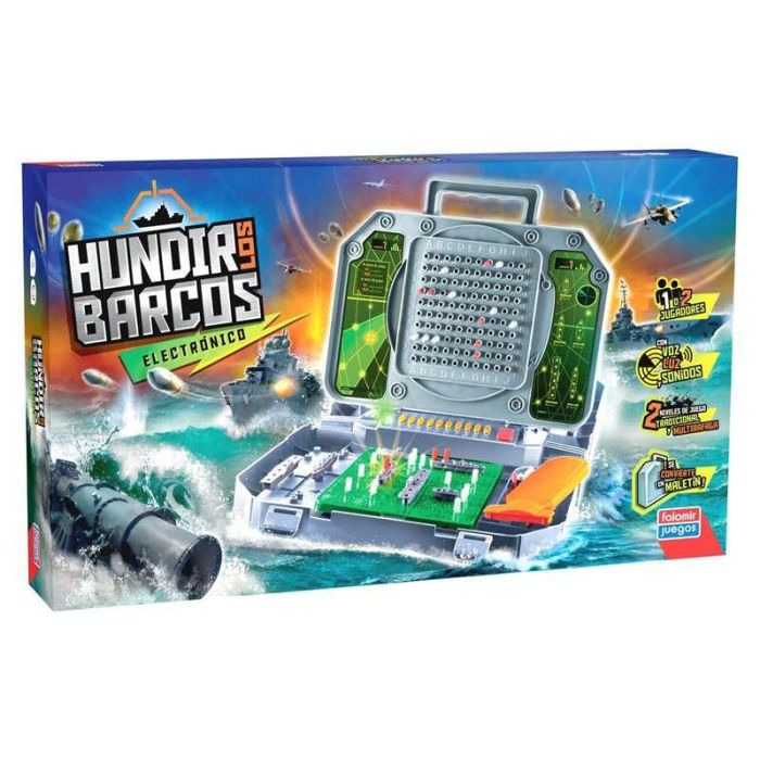 Juego hundir los barcos electrónico en maletín 3 Juego hundir los barcos electrónico en maletín 3