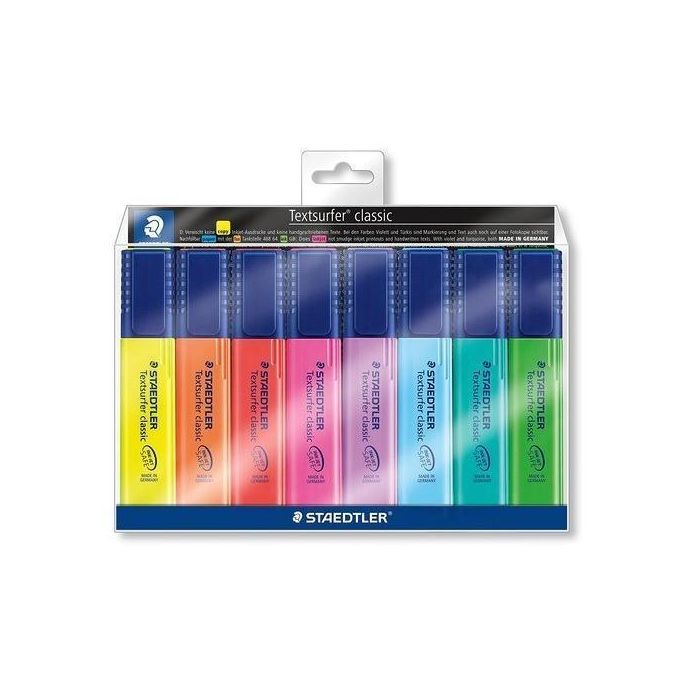 Staedtler Marcador Fluorescente Textsurfer Classic Colores Blíster 6+2 Ud Staedtler Marcador Fluorescente Textsurfer Classic Colores Blíster 6+2 Ud