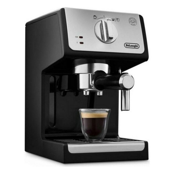 Delonghi Cafetera Espresso de Bomba ECP33.21.BK - 15 Bares - Negro / Plata 6
