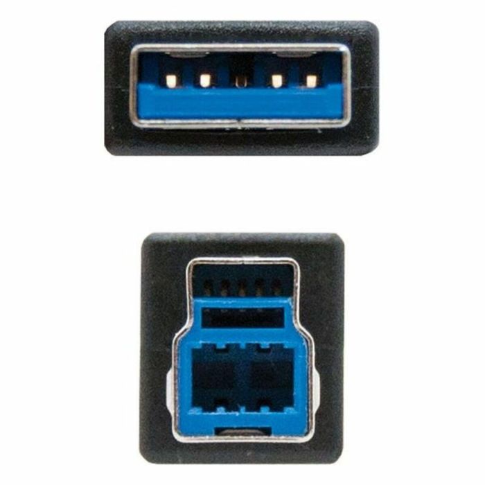 Cable USB NANOCABLE 10.01.0802-BK Negro 1 Cable USB NANOCABLE 10.01.0802-BK Negro 1