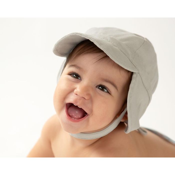 Gorro de Bebé Protección Upf 50+ Gris 1 Gorro de Bebé Protección Upf 50+ Gris 1