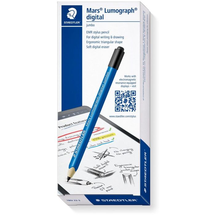 STAEDTLER Mars Lumograph digital Jumbo 100% PEFC + 5 Spitzen 0 STAEDTLER Mars Lumograph digital Jumbo 100% PEFC + 5 Spitzen 0