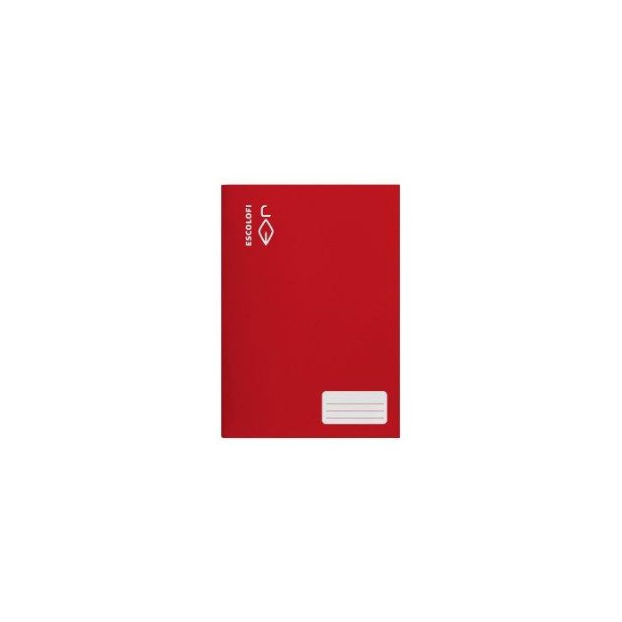 Libreta Escolofi A4 32H Pauta 2,5 C/Margen Rojo 10 unidades