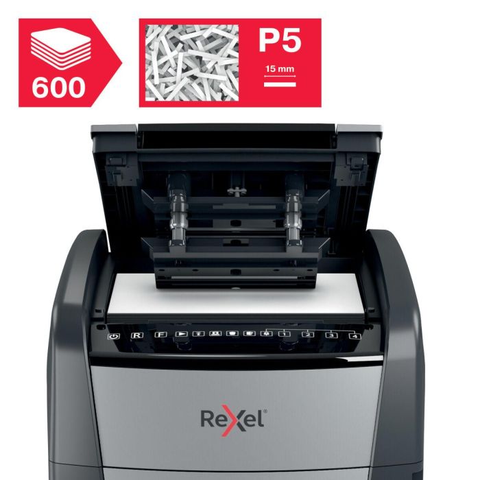 Trituradora de Papel Micro Corte Rexel AutoFeed+ 600M 5 Trituradora de Papel Micro Corte Rexel AutoFeed+ 600M 5