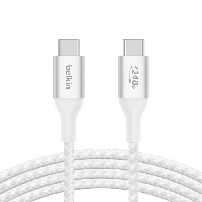 Cable USB-C Belkin CAB015BT1MWH 1 m Blanco (1 unidad) 2
