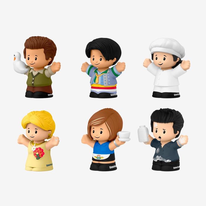 Pack 6 Figuras Friends Hph05 Little People 2