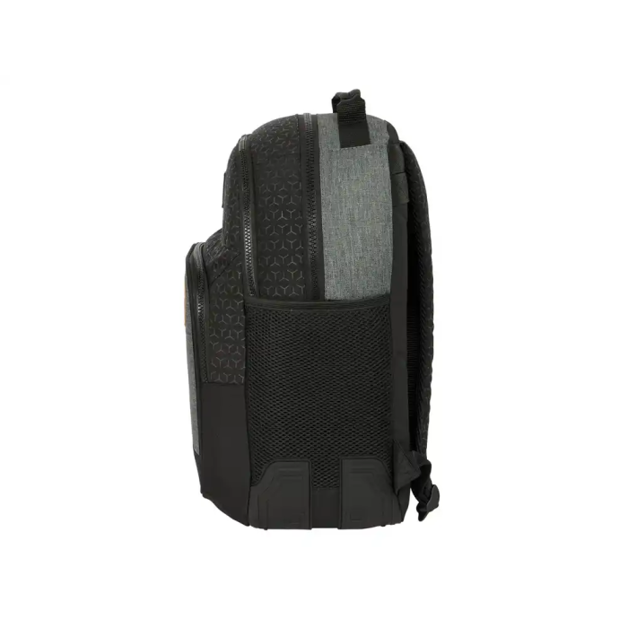 Mochila Escolar BlackFit8 Old school Negro Gris 32 x 42 x 15 cm 2