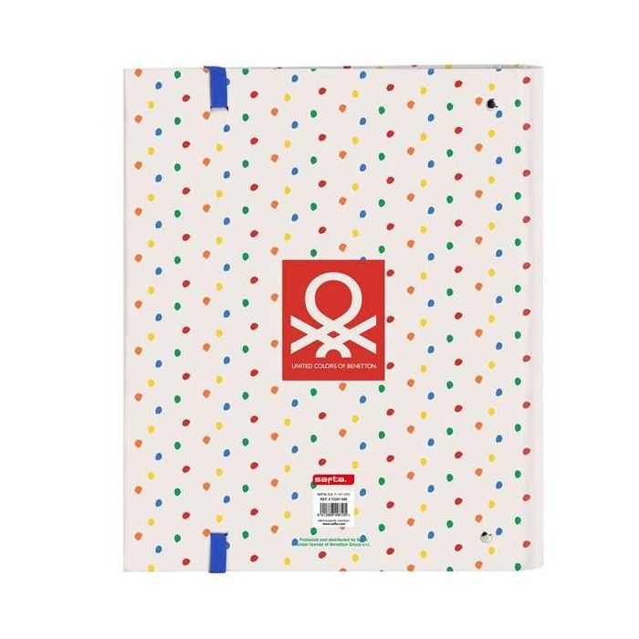 Carpeta de anillas Benetton Topitos (27 x 32 x 3.5 cm) 1 Carpeta de anillas Benetton Topitos (27 x 32 x 3.5 cm) 1