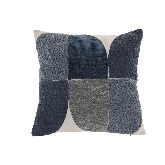 Cojin Boho DKD Home Decor Gris Azul 45 x 45 cm (2 Unidades) 0 Cojin Boho DKD Home Decor Gris Azul 45 x 45 cm (2 Unidades) 0