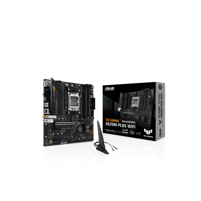 ASUS TUF GAMING A620M-PLUS WiFi Zócalo AM5 9 ASUS TUF GAMING A620M-PLUS WiFi Zócalo AM5 9