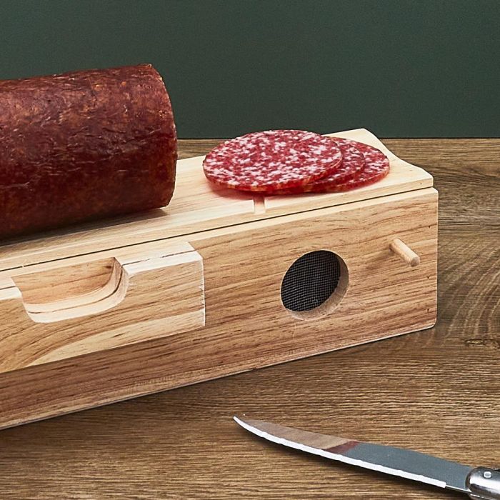 Cook Concept Industriel Caja/Tabla Embutido con Cuchillo 33x8,5x8 cm 5